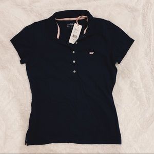 Vineyard Vines Navy Blue Polo T-Shirt